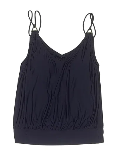 Pre-owned Calvin Klein Swimsuit Top Blue Swimwear