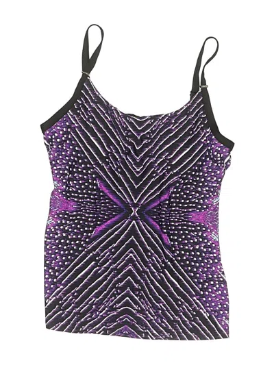 Calvin Klein Swimsuit Top Purple Swimwear