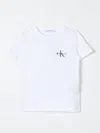 CALVIN KLEIN T-SHIRT CALVIN KLEIN KIDS COLOR WHITE,G12543001