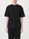 Calvin Klein Logo-print Cotton T-shirt In Black