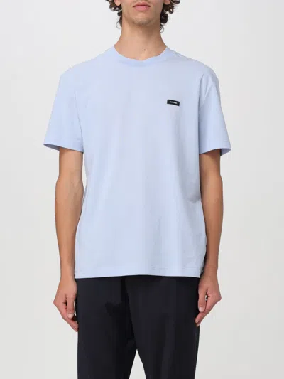 Calvin Klein T-shirt  Men Color Gnawed Blue In Gnawed Blue