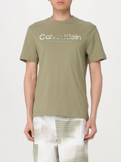 Calvin Klein T-shirt  Men Color Green