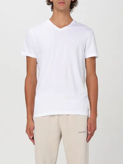 Calvin Klein T-shirt  Men Color White In Weiss