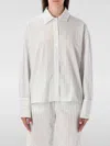 Calvin Klein Cotton Poplin Button-down Pajama Shirt In White
