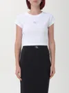 Calvin Klein T-shirt  Woman Color White In Molten