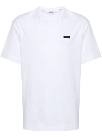 Calvin Klein T-shirt Con Applicazione In White