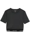 Calvin Klein Logo-underband Cropped Performance T-shirt