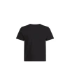 Calvin Klein T-shirt Slim Court En Coton In Noir