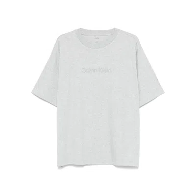 CALVIN KLEIN T SHIRTS GRAY
