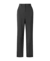 Calvin Klein Tailored Wool Pants In Black