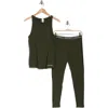 Calvin Klein Tank & Joggers 2-piece Pajama Set In P9r Duffle Bag