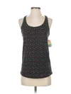 Calvin Klein Tank Top Black Halter Neckline Tops In Black