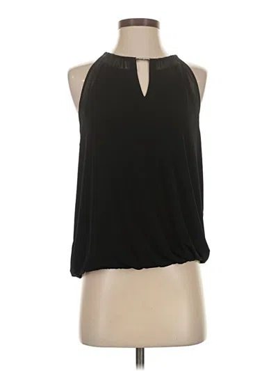 Calvin Klein Tank Top Black Halter Neckline Tops