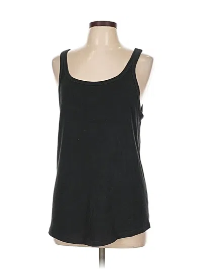 Pre-owned Calvin Klein Tank Top Black Strapless Neckline Tops