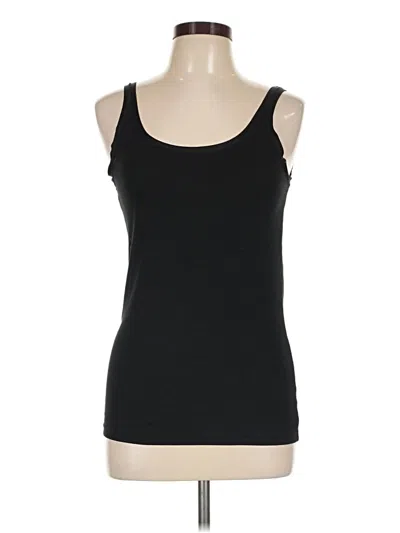 Pre-owned Calvin Klein Tank Top Black Strapless Neckline Tops