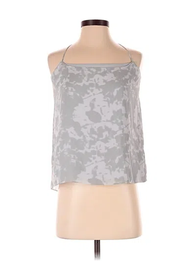 Calvin Klein Tank Top Gray Halter Neckline Tops