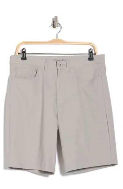 Calvin Klein Tech Classic Shorts In Gray