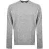 Calvin Klein Tech Stretch Wool Jumper Grey In Grey