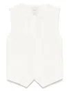 Calvin Klein Textured Waistcoat In White