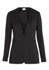 Calvin Klein Techinical Knit Blazer In Nero