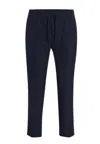 Calvin Klein Technical Twill Stretch Jogger Pants In Blu