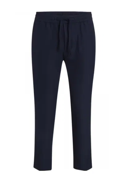 Calvin Klein Technical Twill Stretch Jogger Pants In Blu