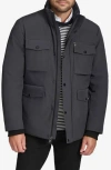 Calvin Klein Technical Water Resistant Field Jacket In Iron