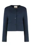 Calvin Klein Techno Fabric Blazer In Blue