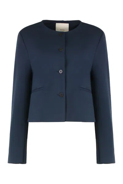 CALVIN KLEIN CALVIN KLEIN TECHNO FABRIC BLAZER