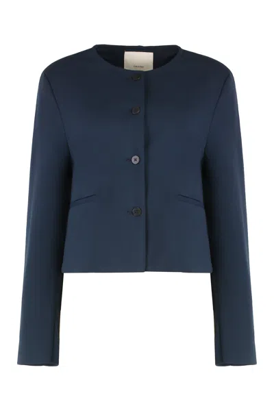CALVIN KLEIN CALVIN KLEIN TECHNO FABRIC BLAZER