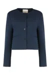 Calvin Klein Techno Fabric Blazer In Blue