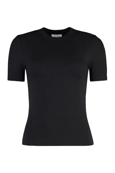 Calvin Klein Techno Fabric T-shirt In Black
