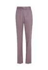 Calvin Klein Tencel Slim Straight Pant In Viola