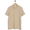 Calvin Klein Textured Knit Polo In Neutral
