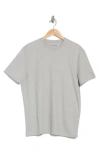 Calvin Klein Textured Rib T-shirt In Drizzle