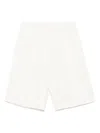 Calvin Klein Logo-plaque Shorts In White