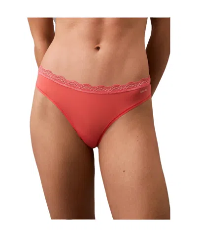 Calvin Klein Thong In Pink