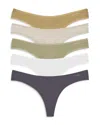 Calvin Klein Thongs, Pack Of 5