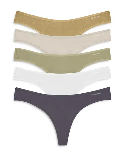 Calvin Klein Thongs, Pack Of 5