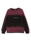 Calvin Klein Tie-dye Cotton Sweatshirt In Black