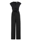 Calvin Klein Jumpsuit In Thin And Stretchy Knit In Black