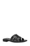 Calvin Klein Tisha Slide Sandal In Animal Print