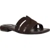 Calvin Klein Tisha Slide Sandal In Brown