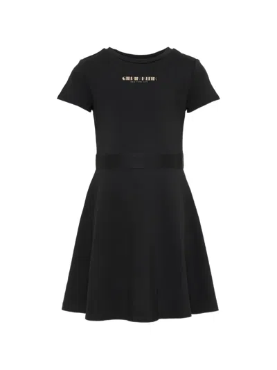 Calvin Klein Kids' Tonal-tape Dress In Black
