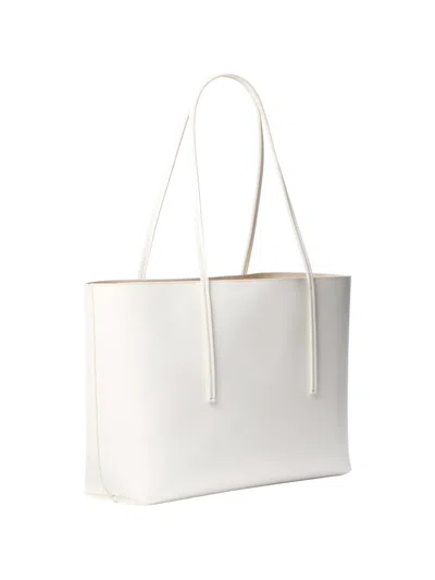 Calvin Klein Top Handle Shoulder Bag In White