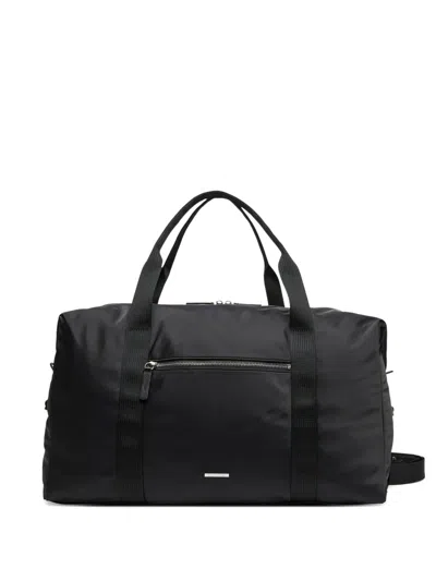 Calvin Klein Top-handle Zip-fastening Backpack In Black
