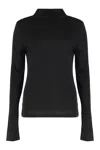Calvin Klein Top Slim With A Turtle Neck In Black