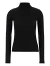 Calvin Klein Top Slim With A Turtle Neck In Black