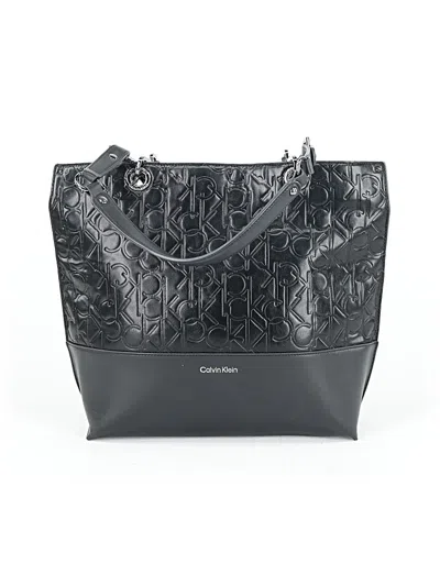 Pre-owned Calvin Klein Tote Bag In Black