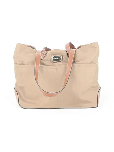 Pre-owned Calvin Klein Tote Bag In Tan